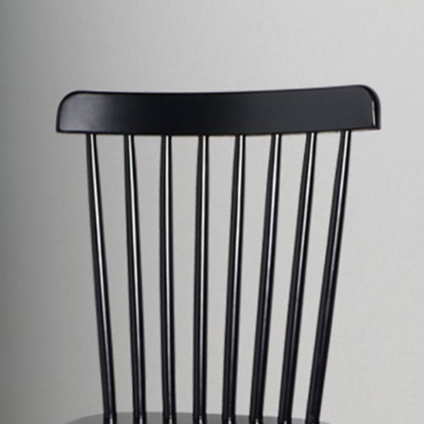 Silla auxiliar de madera contemporánea para restaurante Silla de comedor con respaldo Windsor