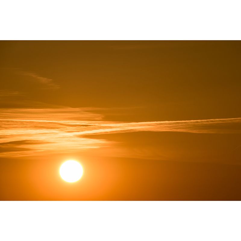 Evening Sky Mural Moisture-Resistant Wall Decoration for Living Room Bedroom