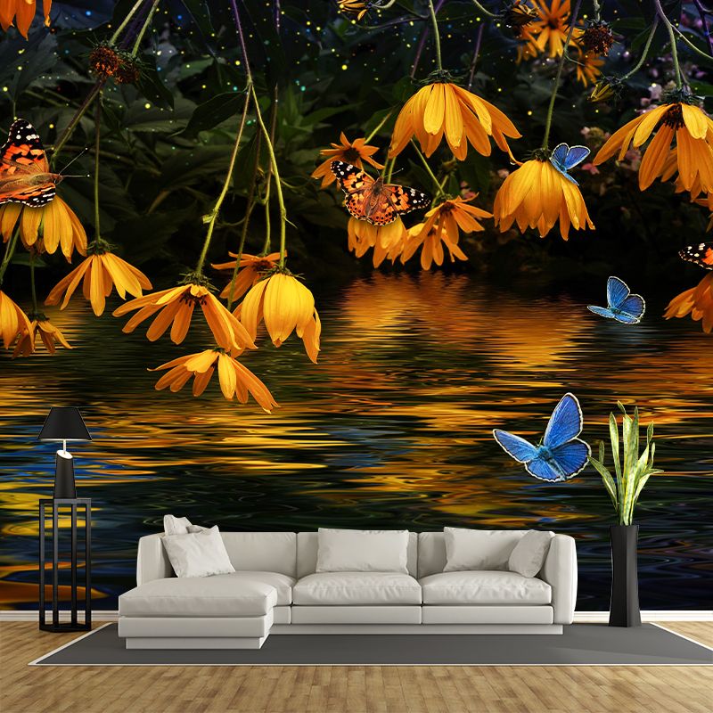 Environmental Wall Mural Wallpaper Plant Living Room Wall Mural