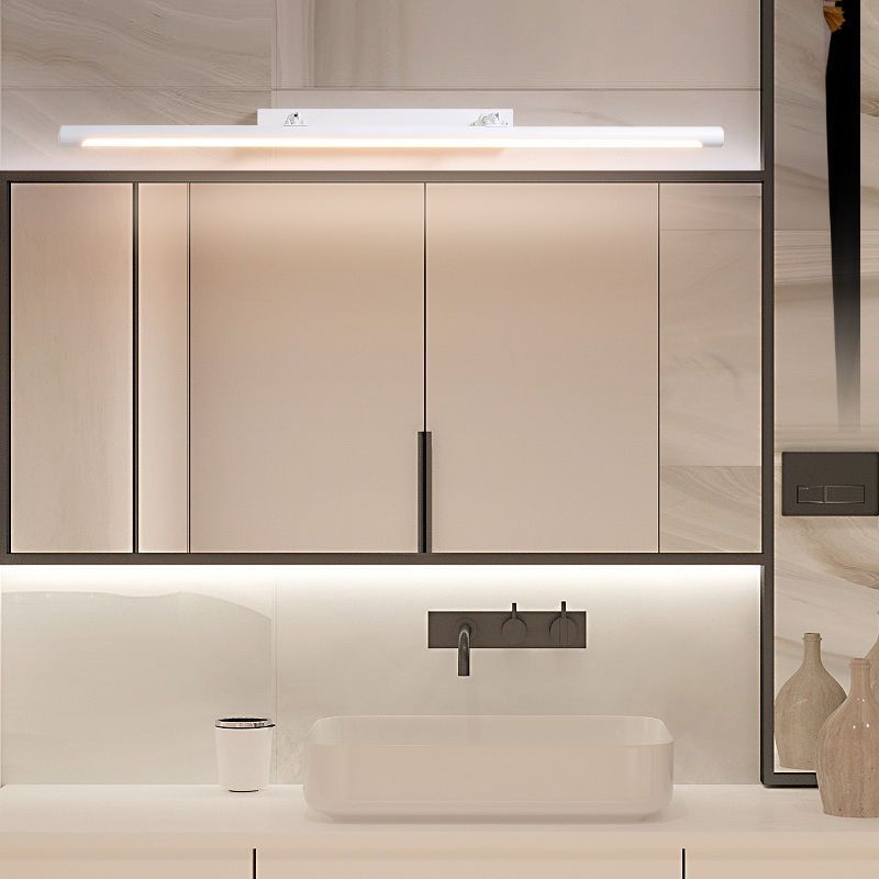 Metal lineare murale vanità leggero stile moderno 1 luci specchio da vanità leggero