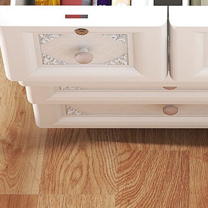 White/Blue/Green Lingerie Chest Contemporary Plastic Chest with Drawers for Bedroom