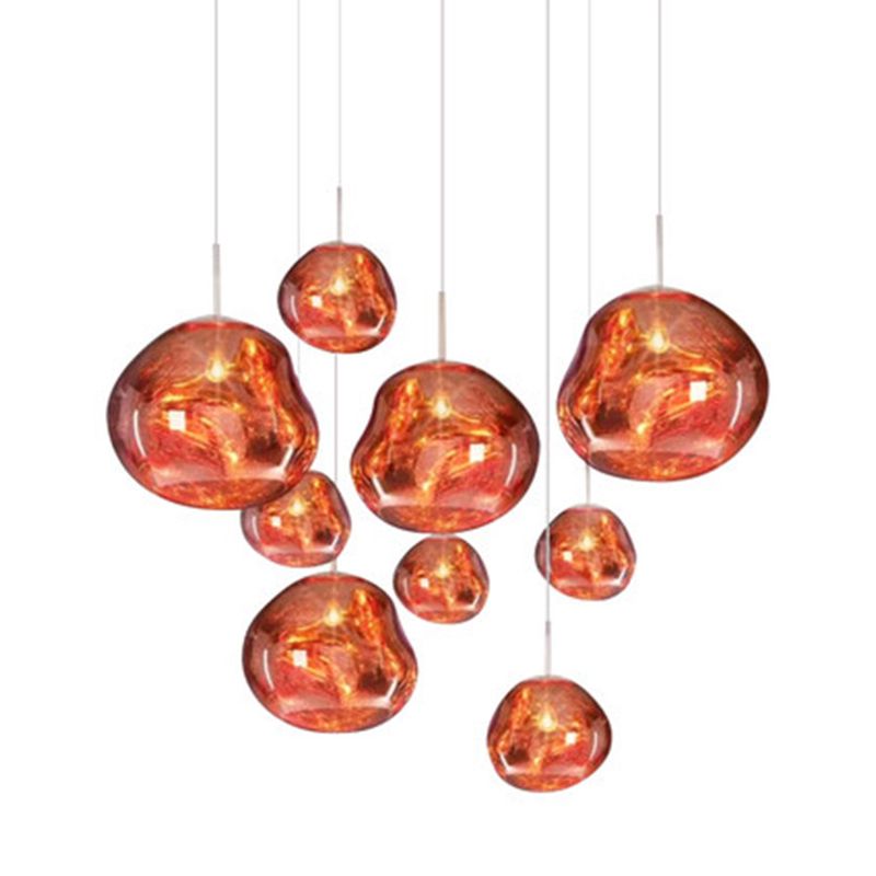 Lava Globe Hanging Light Novel minimalistische Acryl 1-Licht-Anhänger für das Restaurant