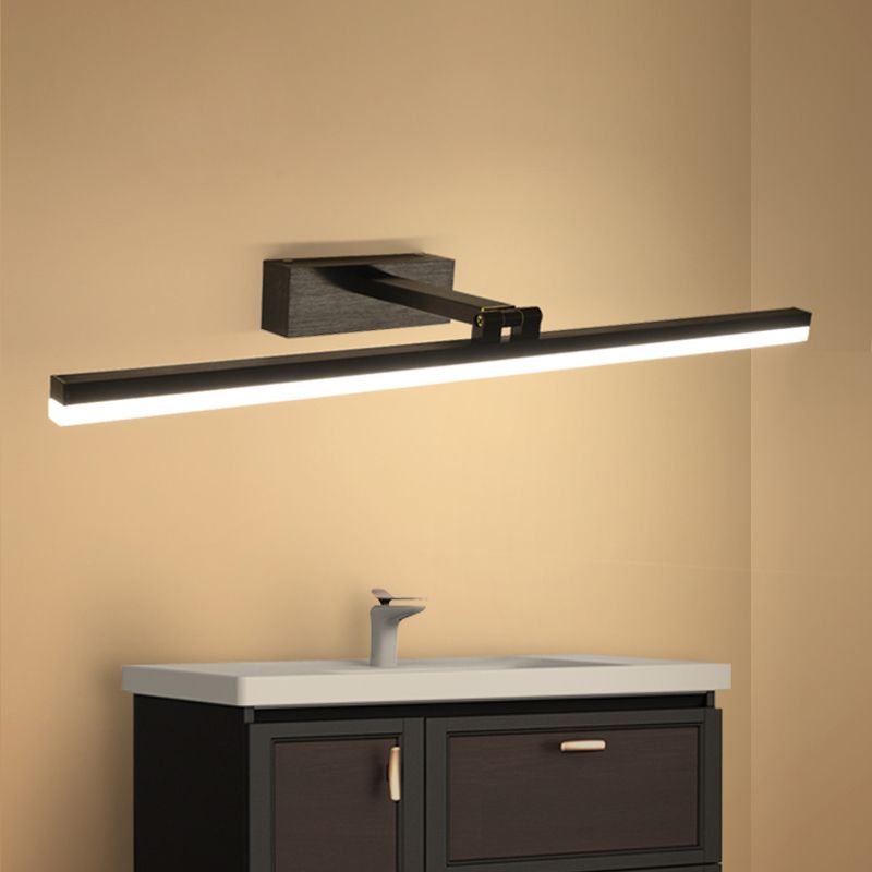 Modern Minimalist Style Linear Vanity Lighting Fixtures Acrylic Vanity Sconce