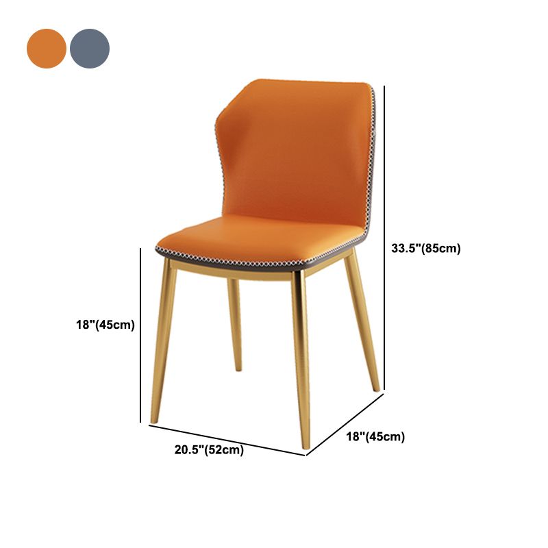 Glam Dining Set 1/2/5/7 Pcs Gold Sintered Stone Top Table with Wingback Side Chairs