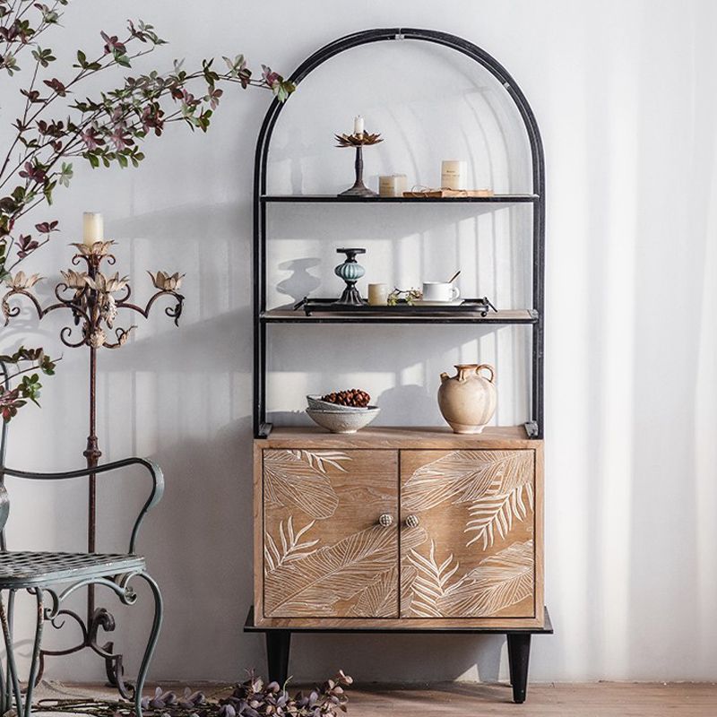Distressed Wood Accent Chest Industrial Knobs Wood Accent Cabinet