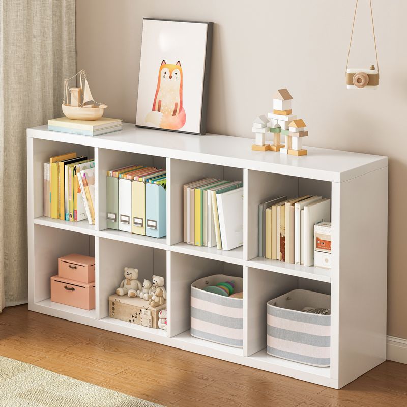 Contemporary Style Bookshelf Engineered Wood Bookcase for Home and Office