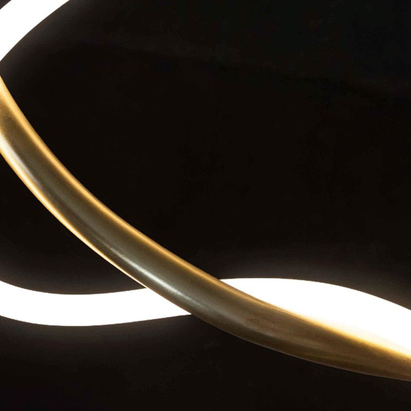 Lámpara colgante de restaurantes de 1 luz de la isla lineal moderna con sombra de gel de sílice