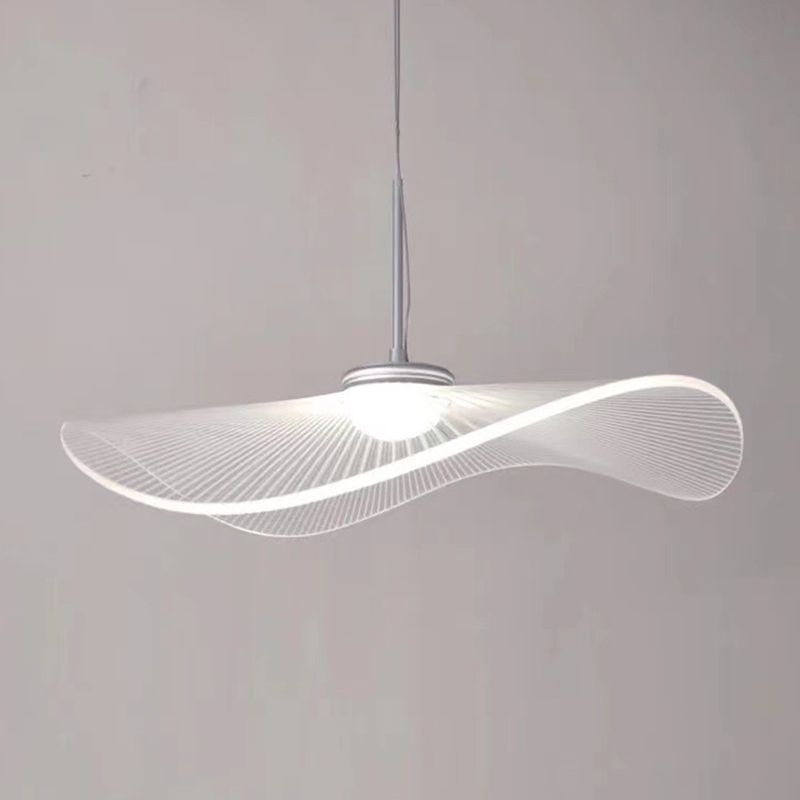 1 lumière géométrique suspendu au plafond de style moderne suspendu en métal