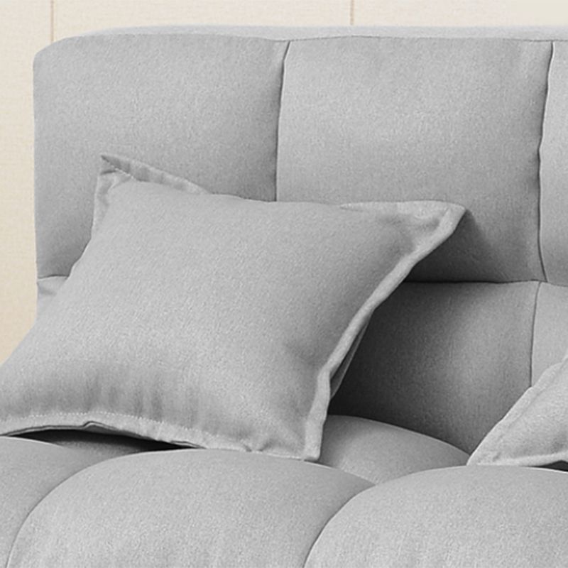 Fabric Adjustable Sleeper Sofa Biscuit Back 47.6" W Flared Arm Loveseat