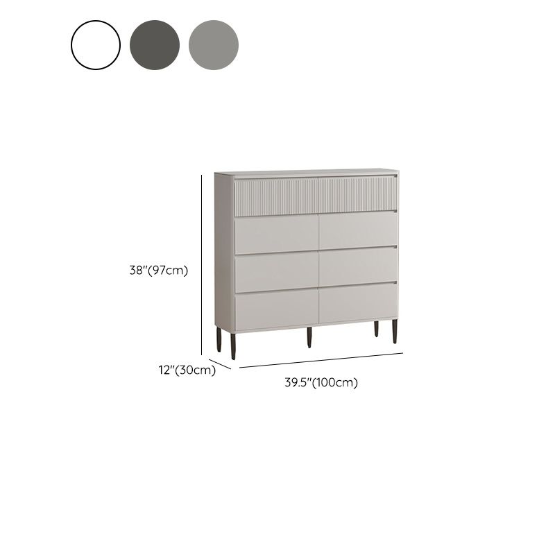 Classic Glam Storage Chest Stone Storage Chest Dresser with 5/6/8 Drawers