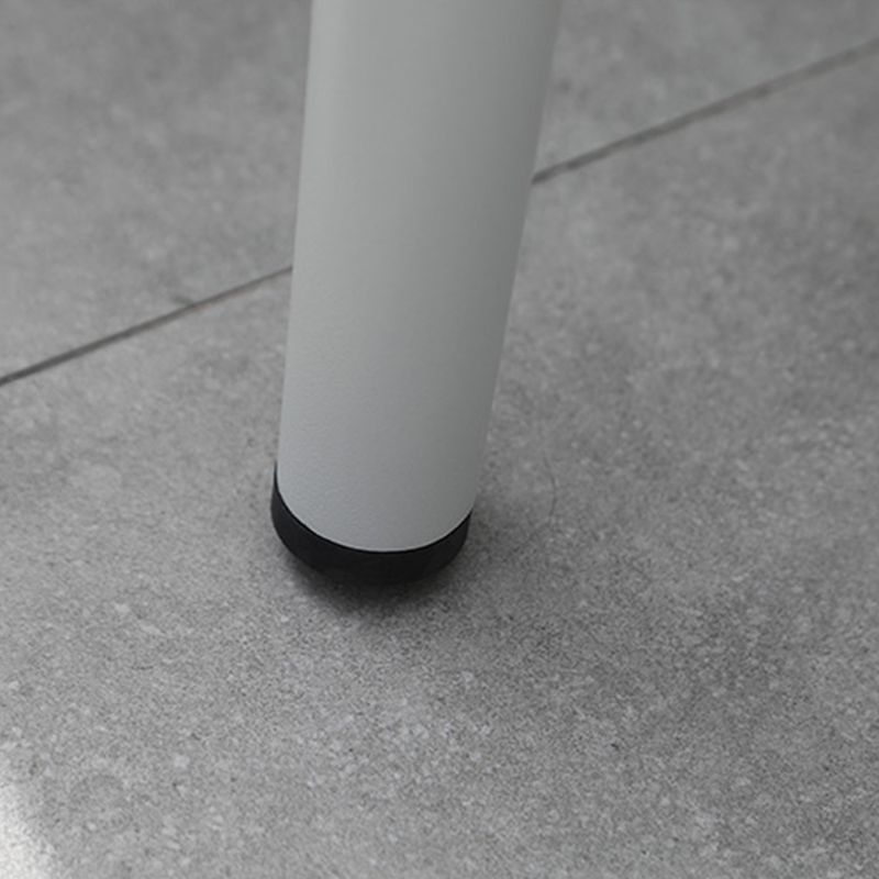 Industrial Armchair Open Back Metal Patio Dining Chair with Arm