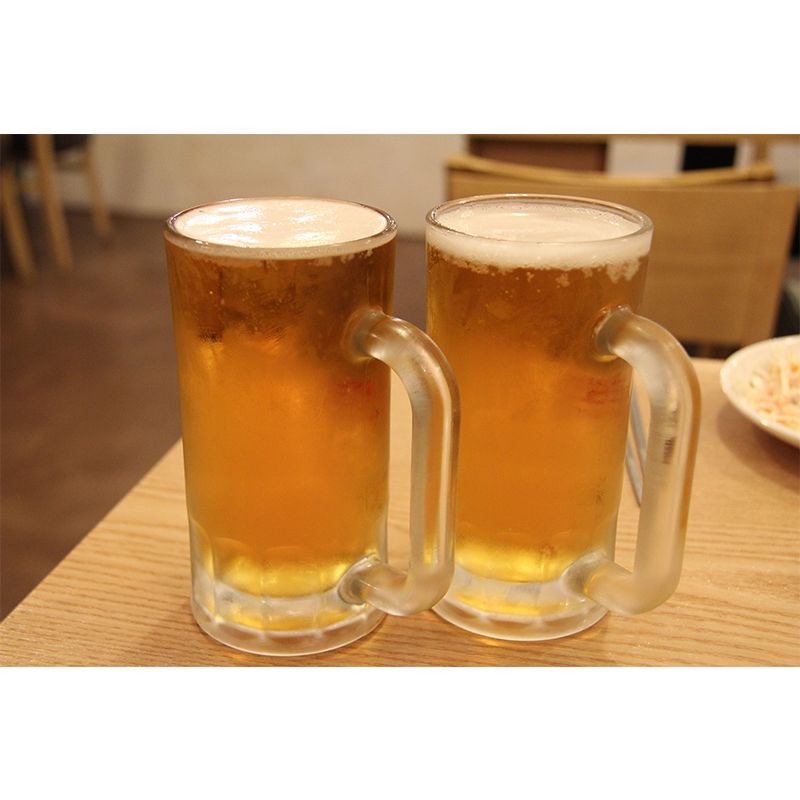 Beer Print Mural Wallpaper Modern Commercial Use Wall Covering in Soft Color