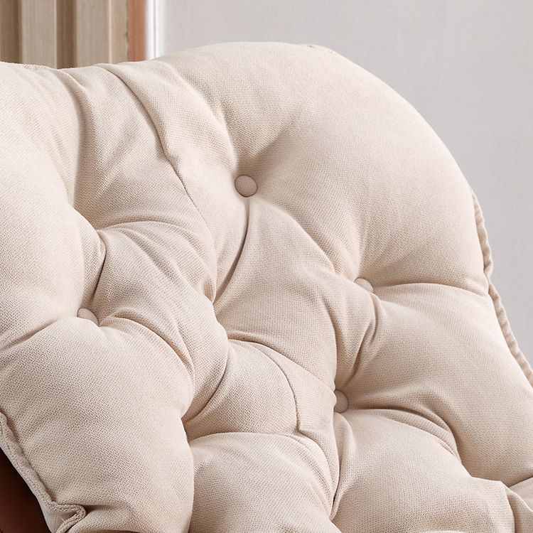 Nordic Light Luxury Chaise Rocking Chair Hotel Leisure Upholstered Lazy Sofa Chair