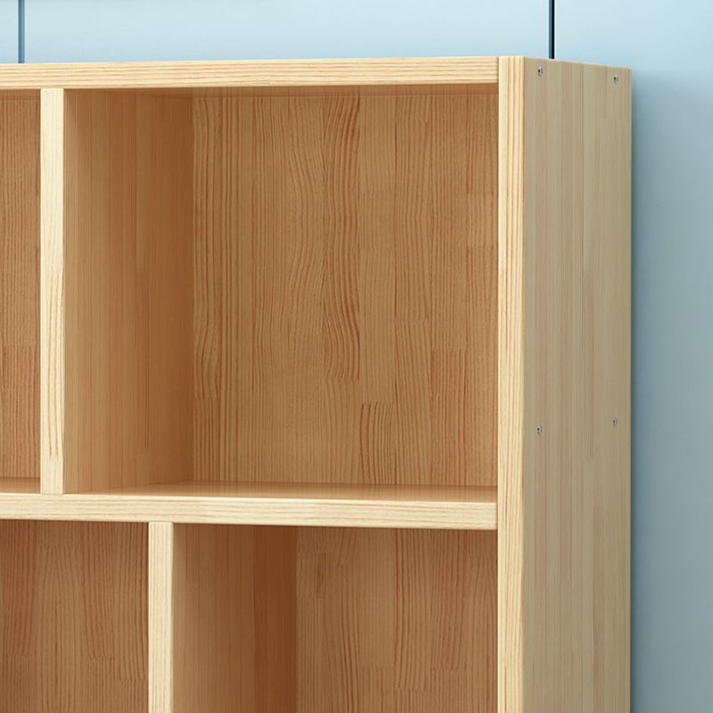 Wood Bookshelf Matte Finish Contemporary Style Bookcase for Home Office