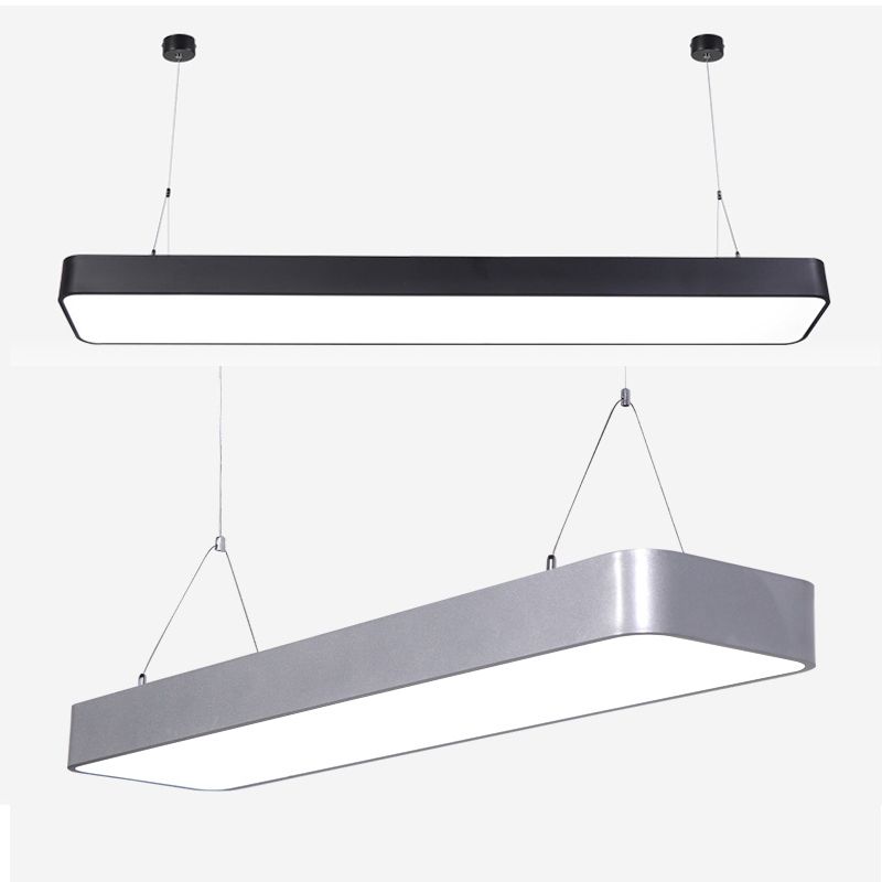 Metal Frame Modern Simple Style Led Pendant Decorative Lights for Office