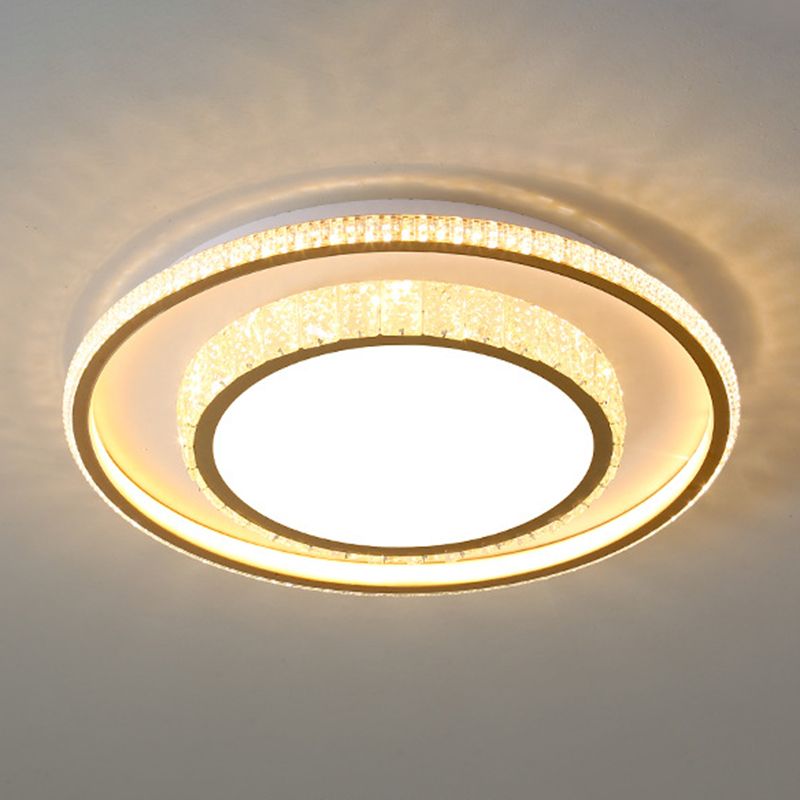 Luci di montaggio a filo geometrico in metallo Modern Stile moderno 2 Luci a sfioramento della lampada