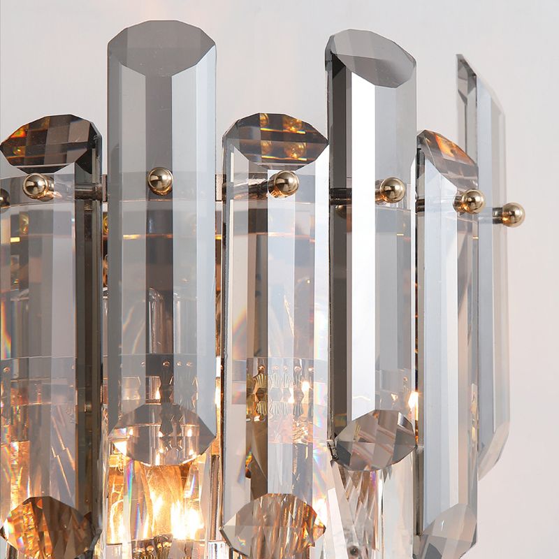 Crystal Shade Wall Light Fixture Postmodern Wall Light Sconce for Bedroom