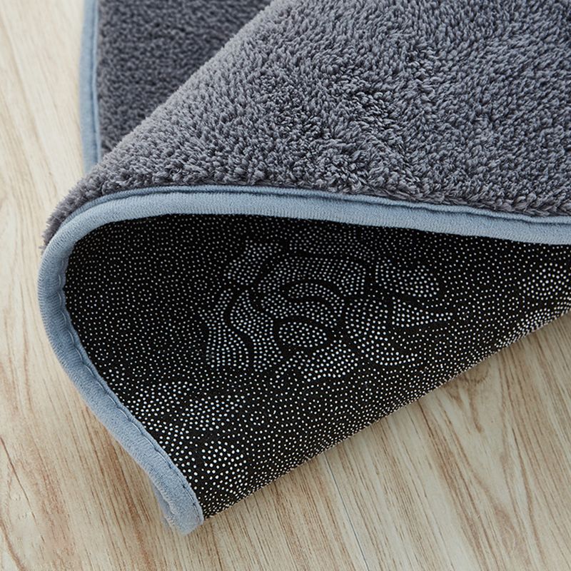 Ronde gewone shag tapijt polyester casual binnen tapijt niet-slip achterste ruggengiert tapijt voor woonkamer