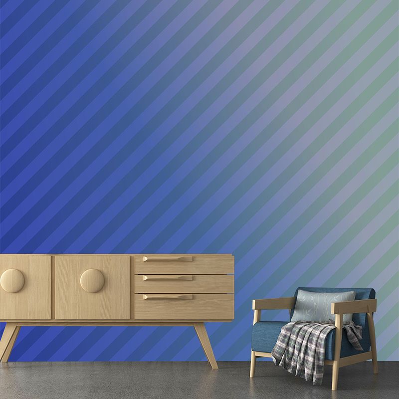 Customized Modern Mural Wallpaper Geometry Wall Decor for Sitting Room