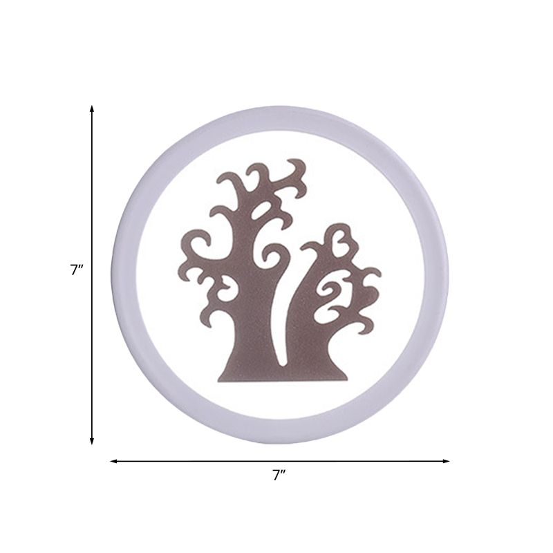 Lampe murale de chambre à coucher nue acrylique