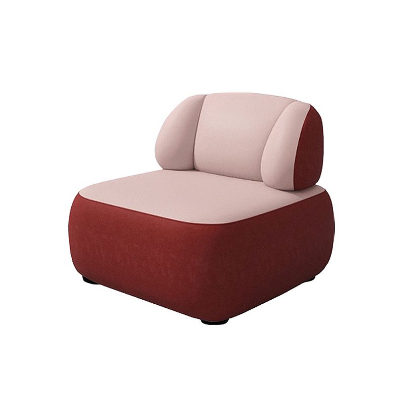 Fixed Back Armless with Fabric Seat Fabric Bedroom Patchwork Accent Chair