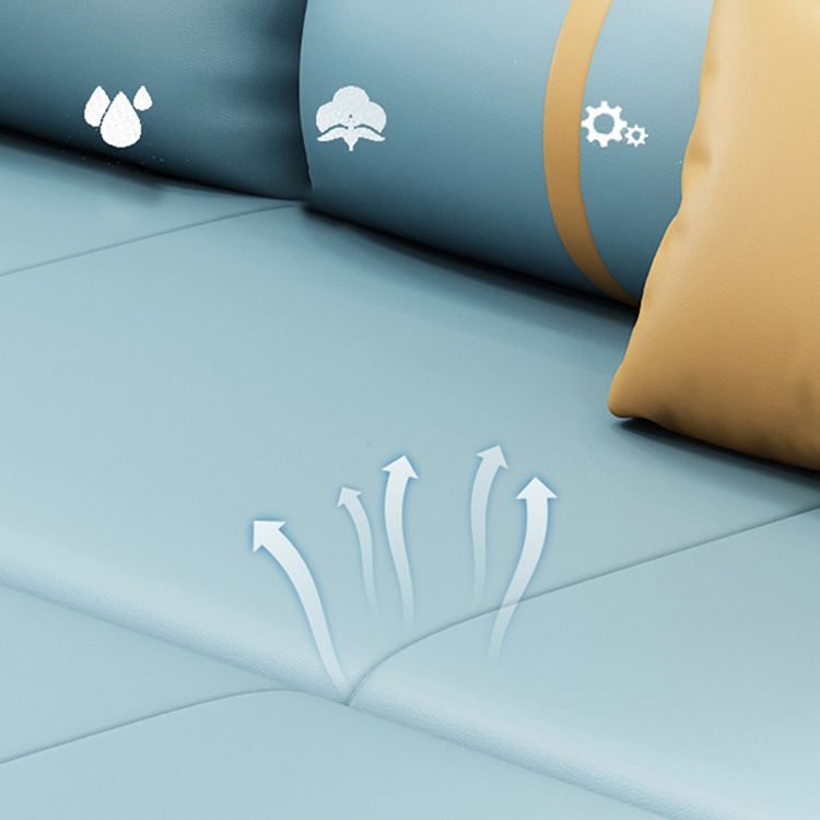 Flared Arms Futon Foldable Pillow Included Cushion Back Sleeper Sofa