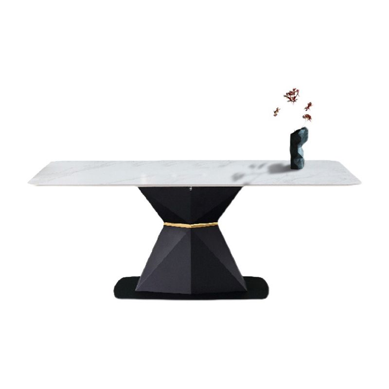 Contemporary Rectangle Table Set 1/5/6 Pieces Dining Set for Home Use