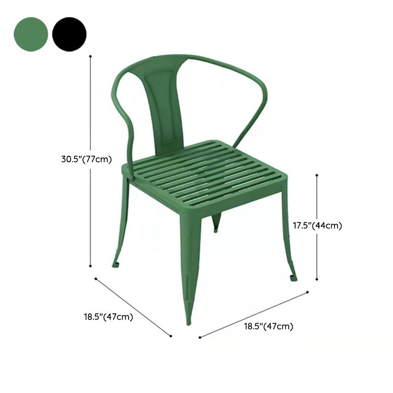 Contemporary Outdoor Dining Table Set 1/5/7 Pcs Metal Dining Set