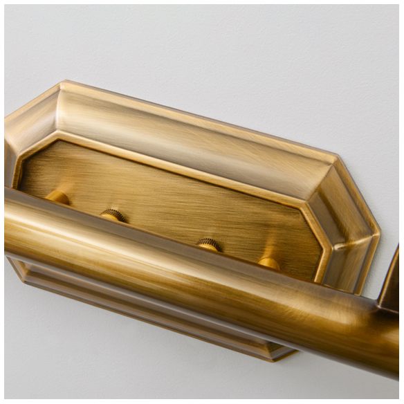 Modern Wall Mounted Light Fixture Bronze Conical Sconce Light Fixture with Glass Shade