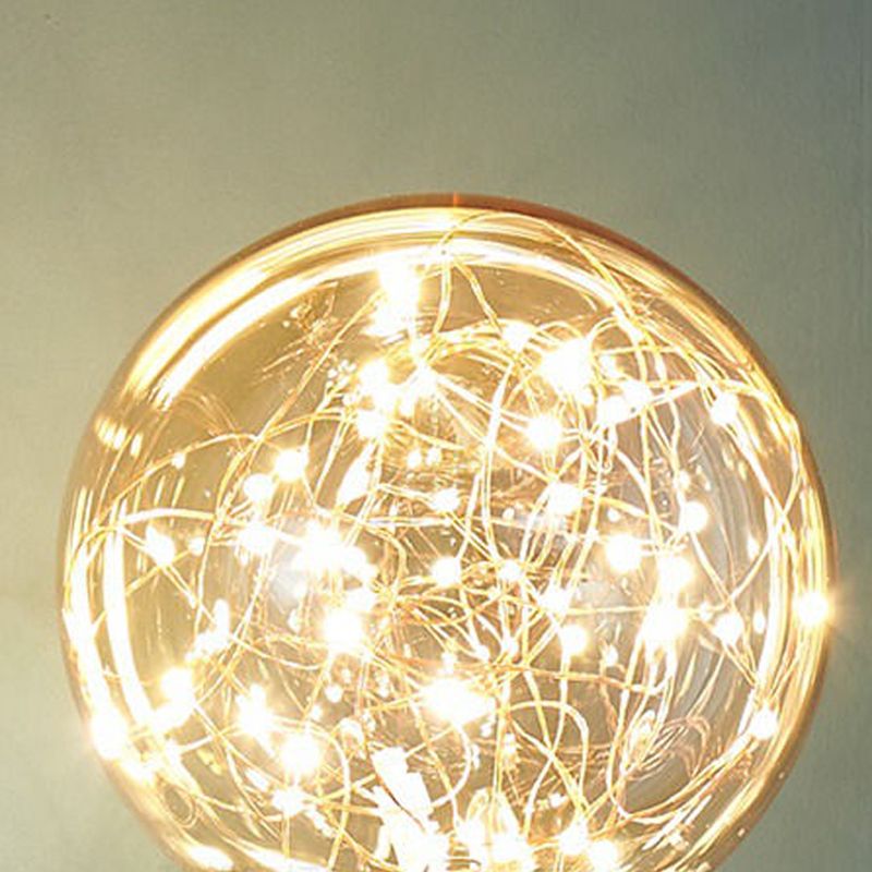 Lumière murale de forme sphérique Métal de style métal à 1 lumière Lumière