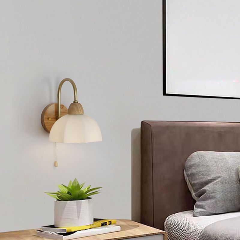 Modern Style Wall Mounted Sconce 1-Light Wall Lights for Bedroom