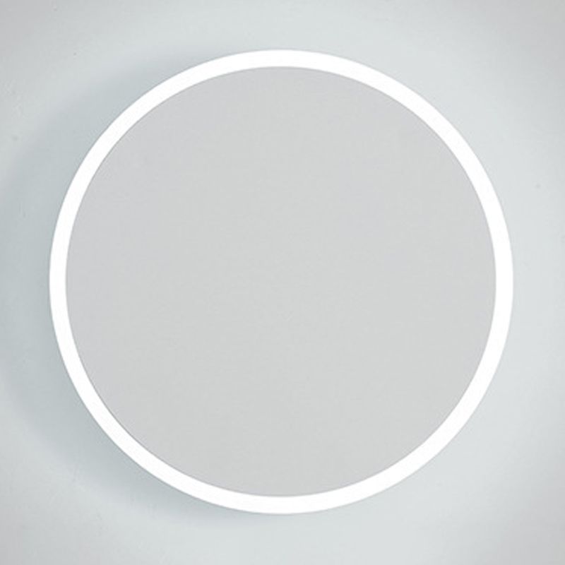 Modern Style Circle Shape Wall Sconce Metal 1 Light Sconce Lighting for Living Room