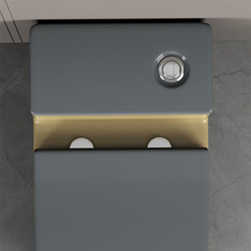 Traditional Ceramic Flush Toilet Seat Included Urine Toilet for Washroom