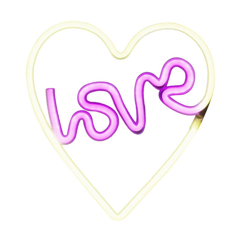 Plastic Animation Framework Night Lamp Minimalistic USB LED White Wall Night Lighting