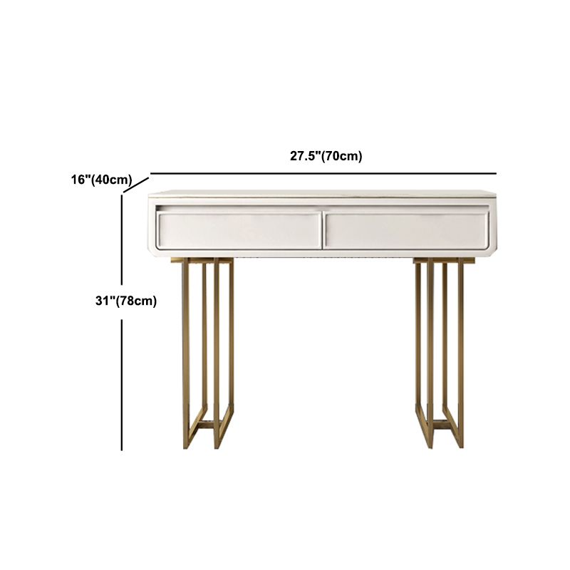 Luxurious Make-up Vanity Stone Top Vanity with 2/4 Storage Drawers