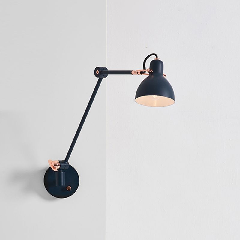 Moderner Stil Doppelarmwand Beleuchtung Metall 1 Lichtwandmontierte Beleuchtung