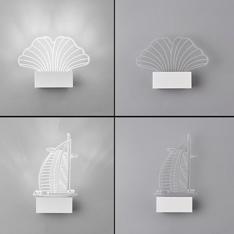 Creative Acrylic Wall Light Modern LED Wall Light Fixture for Bedroom