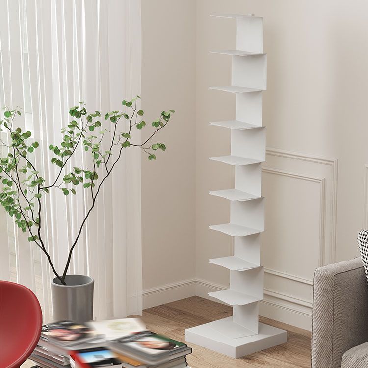 Libreria verticale in acciaio inossidabile in acciaio inossidabile in stile moderno libreria