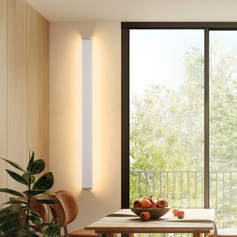 Minimalism Wall Light Fixtures Aluminium LED Indoor Vanity Lighting