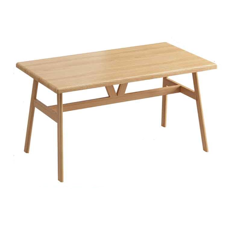 Trestle Base Dining Table Rectangle Table for Kitchen Dining Room