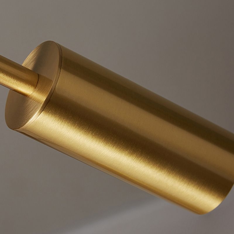 Metal Linear Shape Floor Lighting Modern 1 Light Floor Light