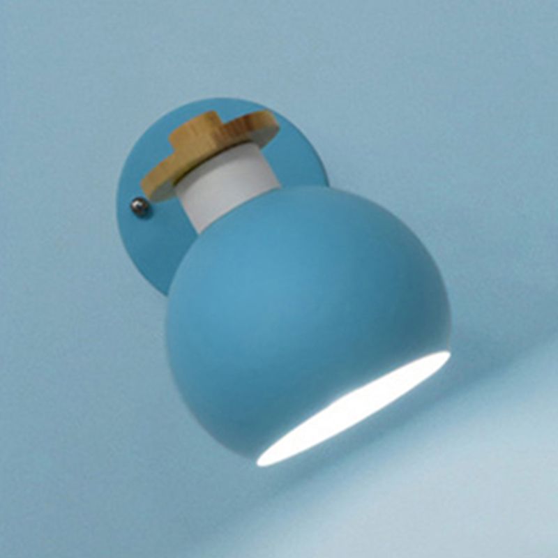 1 Light Geometric Wall Lighting Fixtures Modern Style Metal Wall Lamps