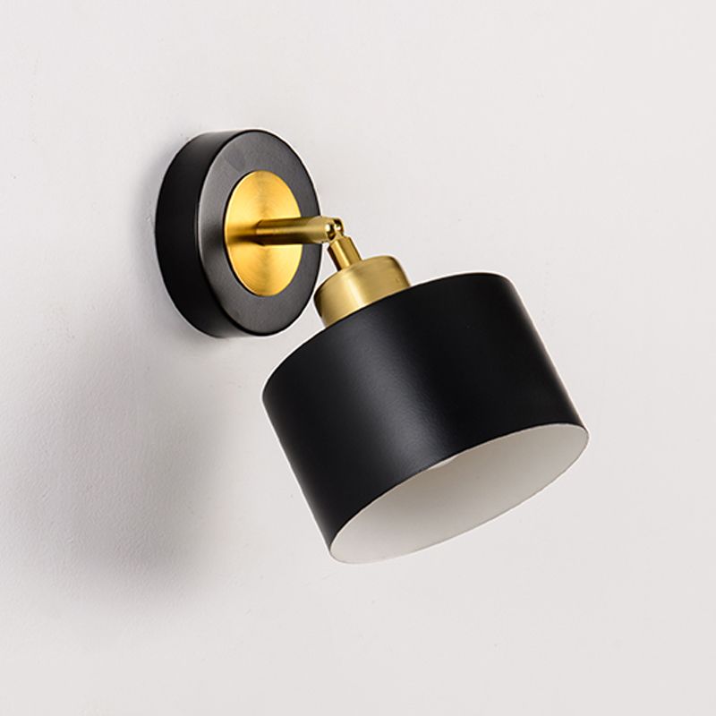 Modern Simple Rotatable Wall Light Cylinder Shape Wall Lamp for Living Room