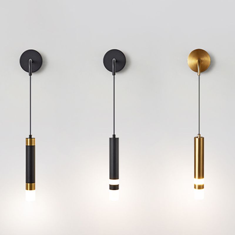 Lámpara de pared de lectura metálica moderna Fixtura de apliques de pared doméstica para sala de estar de dormitorio