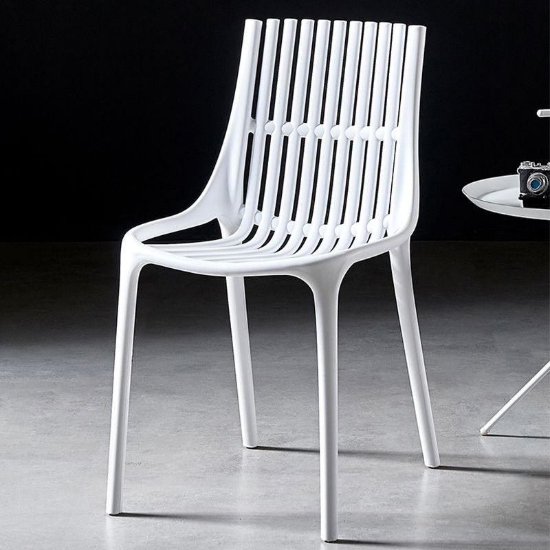 Modern Indoor-Outdoor Chair Plastic Stacking Outdoors Dining Chairs