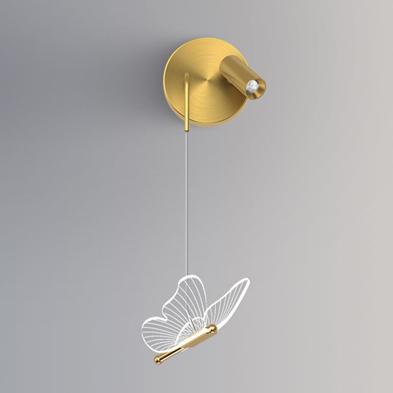 Moderne stijl LED SCONCE WANDELLICHT 2 Lichten Wandlamp in goud voor slaapkamer