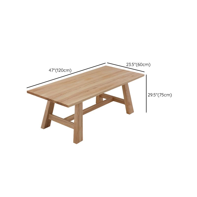 Industrial 1/6 Pieces Dining Set Rectangle Wood Dining Table for Dining Room