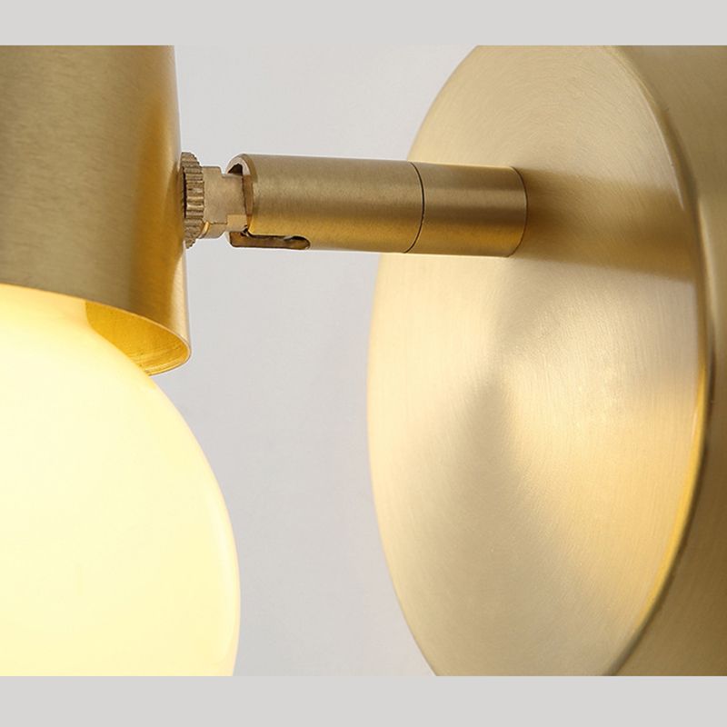 Volledige koper geweien mini wandlamp