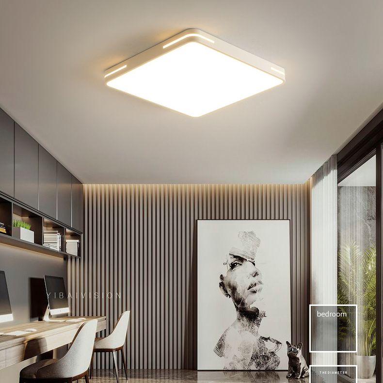 Modern Minimalist Style Flush Mount Light Fixtures Acryl 1 Light Flush Mount für Wohnzimmer
