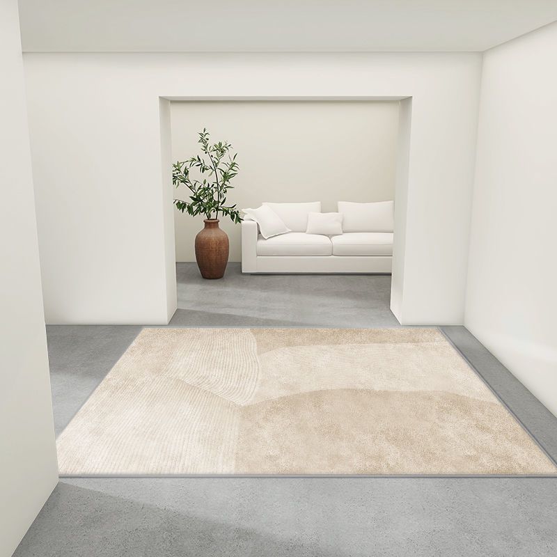 Area Rug Creative Minimalist Carpet Polyester Anti-Slip Backing Rug for Living Room